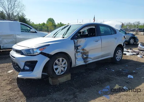 2023 Kia Rio Lx из США, поврежденный, VIN 3KPA24AD5PE627642